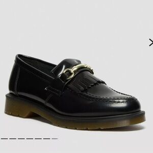 Dr. Martens Adrian Snaffle Smooth Leather Kiltie Loafers